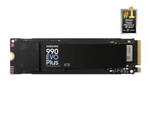 SAMSUNG 990 EVO PLUS SSD 4TB, PCIe Gen 4x4 | Gen 5x2 M.2 2280, Speeds Up-to 7,250 MB/s, Upgrade Storage for PC/Laptops, HMB Technology and Intelligent Turbowrite 2.0 (MZ-V9S4T0B/AM)