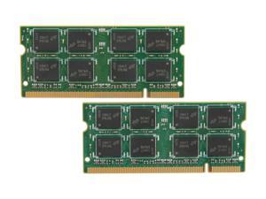 Crucial 4GB (2 x 2GB) 200-Pin DDR2 SO-DIMM DDR2 800 (PC2 6400) Dual Channel Kit Laptop Memory Model CT2KIT25664AC800