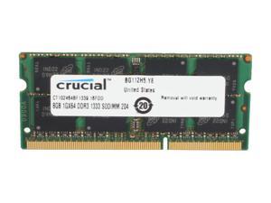 Crucial 8GB 204-Pin DDR3 SO-DIMM DDR3L 1333 (PC3L 10600) Laptop Memory Model CT102464BF1339