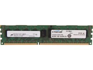 Crucial 4GB 240-Pin DDR3 SDRAM ECC Registered DDR3 1600 (PC3 12800) Server Memory Model CT4G3ERSLS4160B