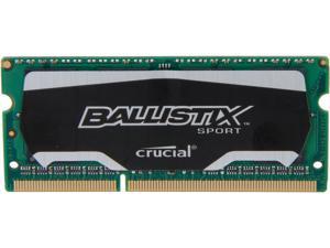 Crucial Ballistix Sport SODIMM 8GB 204-Pin DDR3 SO-DIMM DDR3L 1600 (PC3L 12800) Laptop Memory Model BLS8G3N169ES4 Crucial Ballistix Sport SODIMM 8GB 204-Pin DDR3 SO-DIMM DDR3L 1600 (PC3L 12800) Laptop Memory Model BLS8G3N169ES4