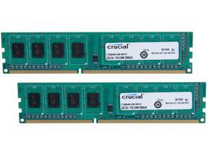 Crucial 4GB (2 x 2GB) DDR3 1600 (PC3 12800) Desktop Memory Model CT2KIT25664BA160B