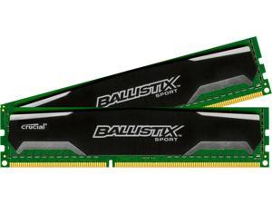 Crucial 16GB (2 x 8GB) 240-Pin DDR3 SDRAM DDR3 1600 (PC3 12800) Ballistix Memory Model BLS2CP8G3D1609DS1S00CEU
