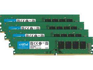 Crucial 32GB (4 x 8GB) DDR4 2666MHz DRAM (Desktop Memory) CL19 1.2V SR DIMM (288-pin) CT4K8G4DFS8266