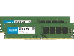 Crucial 32GB 2 x 16GB 288Pin PC RAM DDR4 3200 PC4 25600 Desktop Memory Model CT2K16G4DFD832A