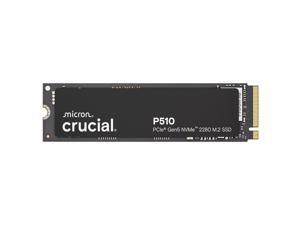Crucial P510 2TB Gen5 NVMe SSD, Up to 10,000 MB/s, PCIe 5.0 M.2 2280 SSD, Internal Solid State Drive, Compatible with Laptop, CT2000P510SSD8