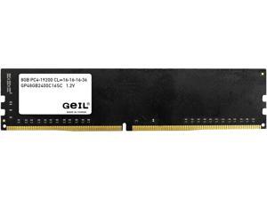 GeIL Pristine 8GB 288-Pin DDR4 SDRAM DDR4 2400 (PC4 19200) Desktop Memory Model GP48GB2400C16SC