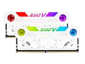 GeIL EVO V RGB 32GB (2 x 16GB) 288-Pin PC RAM DDR5 6400 (PC5 51200) Desktop Memory Model GESW532GB6400C38ADC