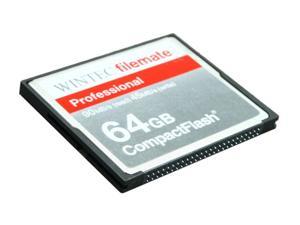 Wintec FileMate Professional 64GB Compact Flash (CF) Flash Card Model 3FMCF64GBP-R