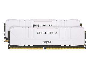 Crucial Ballistix 3600 MHz DDR4 DRAM Desktop Gaming Memory Kit 16GB (8GBx2) CL16 BL2K8G36C16U4W (WHITE)
