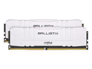 Crucial Ballistix 2666 MHz DDR4 DRAM Desktop Gaming Memory Kit 32GB (16GBx2) CL16 BL2K16G26C16U4W (WHITE) Crucial Ballistix 2666 MHz DDR4 DRAM Desktop Gaming Memory Kit 32GB (16GBx2) CL16 BL2K16G26C16U4W (WHITE)