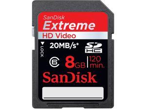 SanDisk Extreme SDSDX-008G-X46 8 GB Secure Digital High Capacity (SDHC) - 1 Card SanDisk Extreme SDSDX-008G-X46 8 GB Secure Digital High Capacity (SDHC) - 1 Card