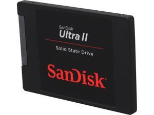 SanDisk Ultra II 2.5" 120GB SATA Revision 3.0 (6 Gb/s) Internal Solid State Drive (SSD) SDSSDHII-120G-G25 SanDisk Ultra II 2.5" 120GB SATA Revision 3.0 (6 Gb/s) Internal Solid State Drive (SSD) SDSSDHII-120G-G25