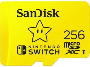 SanDisk 256GB microSDXC UHSI for Nintendo Switch Speed Up to 100MBs SDSQXAO256GGNCZN