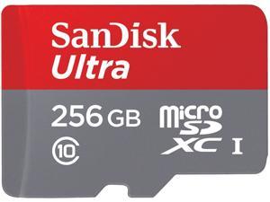 SanDisk 256GB Ultra microSDXC UHS-I/Class 10 Memory Card with Adapter, Speed Up to 95MB/s (SDSQUNI-256G-GN6MA)