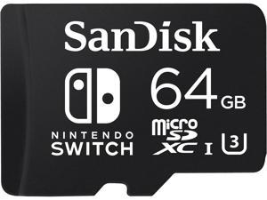 SanDisk 64GB Nintendo Switch microSDXC Memory Card Speed Up to 100MBs SDSQXAT064GGN6ZA