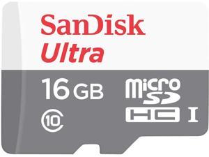 SanDisk Ultra 16GB microSDHC Class 10 up to 80mb/s without Adapter Model SDSQUNS-016G-GN3MN