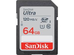 SanDisk 64GB Ultra SDHC UHS-I / Class 10 Memory Card, Speed Up to 120MB/s (SDSDUN4-064G-GN6IN)