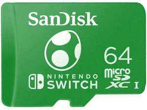 SanDisk 64GB microSDXC UHSI for Nintendo Switch Speed Up to 100MBs SDSQXAO064GGN6ZN