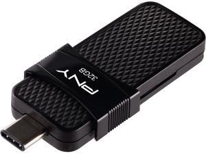PNY 64GB Duo Link Type-C Drive, Speed Up to 130MB/s (P-FD64GOTGSLTC-GE) PNY 64GB Duo Link Type-C Drive, Speed Up to 130MB/s (P-FD64GOTGSLTC-GE)