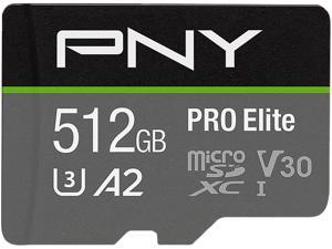 PNY PRO Elite 512GB microSDXC Flash Card Model P-SDUX512U3100PRO-GE