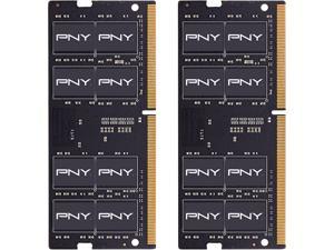 PNY 32GB (2 x 16GB) 260-Pin DDR4 SO-DIMM DDR4 2666 (PC4 21300) Laptop Memory Model MN32GK2D42666