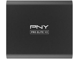 PNY Pro Elite V2 500GB USB 3.2 Gen 2x1 Type-C Portable Solid State Drive (SSD)