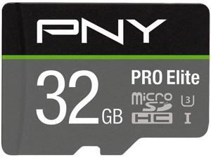 PNY 32GB PRO Elite microSDHC UHS-I/U3 Class 10 Memory Card without Adapter, Speed Up to 95MB/s (P-SDU32GU395PRO-GE) PNY 32GB PRO Elite microSDHC UHS-I/U3 Class 10 Memory Card without Adapter, Speed Up to 95MB/s (P-SDU32GU395PRO-GE)