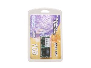 Transcend 1GB DDR2 667 (PC2 5300) Memory for Apple Notebook Model TS1GAP667S