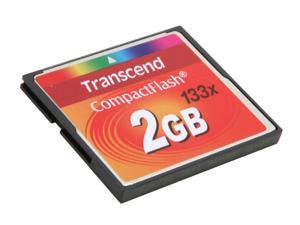 Transcend 2GB Compact Flash (CF) Flash Card Model TS2GCF133