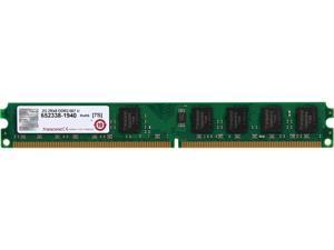 Transcend 2GB 240-Pin DDR2 SDRAM DDR2 667 (PC2 5300) Desktop Memory Model JM667QLU-2G