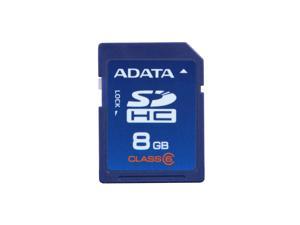 ADATA 8GB Class 6 Secure Digital High-Capacity (SDHC) Flash Card Model TurboSD SDHC 8G