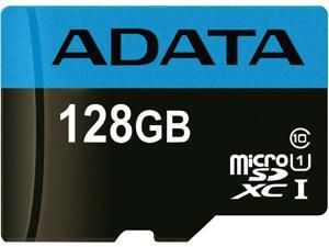 ADATA 128GB Premier microSDXC UHS-I / Class 10 Memory Card with SD Adapter, Speed Up to 85MB/s (AUSDX128GUICL10 85-RA1) ADATA 128GB Premier microSDXC UHS-I / Class 10 Memory Card with SD Adapter, Speed Up to 85MB/s (AUSDX128GUICL10 85-RA1)