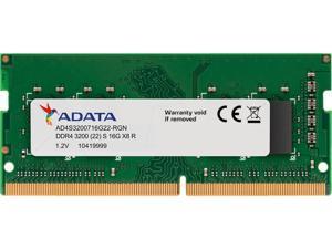 ADATA 16GB 260-Pin DDR4 SO-DIMM DDR4 3200 (PC4 25600) Laptop Memory Model AD4S3200716G22-RGN