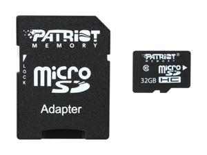 Patriot LX Series 32GB Class 10 Micro SDHC Flash Card Model PSF32GMCSDHC10 Patriot LX Series 32GB Class 10 Micro SDHC Flash Card Model PSF32GMCSDHC10