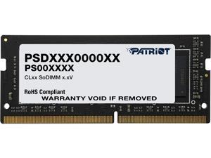 Patriot Signature Line 8GB 260-Pin DDR4 SO-DIMM DDR4 3200 (PC4 25600) Laptop Memory Model PSD48G320081S