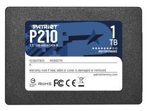 Patriot P210 2.5" 1TB SATA III Internal Solid State Drive (SSD) P210S1TB25