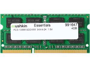 Mushkin Enhanced 4GB 204-Pin DDR3 SO-DIMM DDR3 1333 (PC3 10666) Laptop Memory Model 991647 Mushkin Enhanced 4GB 204-Pin DDR3 SO-DIMM DDR3 1333 (PC3 10666) Laptop Memory Model 991647