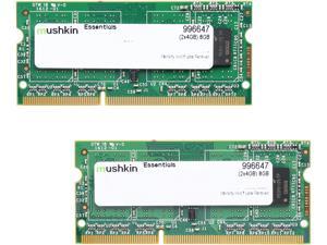 Mushkin Enhanced 128MB 204-Pin DDR3 SO-DIMM DDR3 1333 (PC3 10666) Dual Channel Kit Laptop Memory Model 996647 Mushkin Enhanced 128MB 204-Pin DDR3 SO-DIMM DDR3 1333 (PC3 10666) Dual Channel Kit Laptop Memory Model 996647