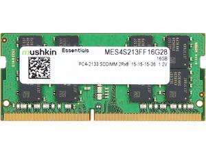 Mushkin Enhanced Essentials 16GB 260-Pin DDR4 SO-DIMM DDR4 2133 (PC4 17000) Laptop Memory Model MES4S213FF16G28 Mushkin Enhanced Essentials 16GB 260-Pin DDR4 SO-DIMM DDR4 2133 (PC4 17000) Laptop Memory Model MES4S213FF16G28