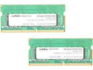 Mushkin Enhanced Essentials 16GB (2 x 8GB) 260-Pin DDR4 SO-DIMM DDR4 2133 (PC4 17000) Notebook Memory Model MES4S213FF8G18X2 Mushkin Enhanced Essentials 16GB (2 x 8GB) 260-Pin DDR4 SO-DIMM DDR4 2133 (PC4 17000) Notebook Memory Model MES4S213FF8G18X2