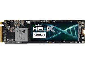 Mushkin Enhanced Helix-LT M.2 2280 500GB PCIe Gen3 x4 NVMe 1.3 3D TLC Internal Solid State Drive (SSD) MKNSSDHT500GB-D8