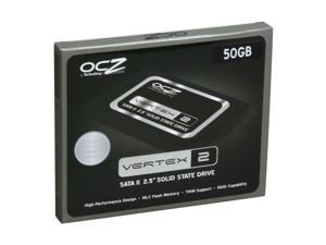 OCZ Vertex 2 2.5" 50GB SATA II MLC Internal Solid State Drive (SSD) OCZSSD2-2VTX50G