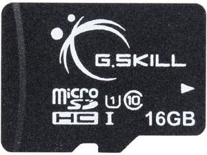 G.Skill 16GB microSDHC UHS-I/U1 Class 10 Memory Card without Adapter (FF-TSDG16GN-C10) G.Skill 16GB microSDHC UHS-I/U1 Class 10 Memory Card without Adapter (FF-TSDG16GN-C10)