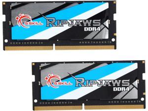 G.SKILL Ripjaws Series 16GB (2 x 8GB) 260-Pin DDR4 SO-DIMM DDR4 2666 (PC4 21300) Laptop Memory Model F4-2666C18D-16GRS