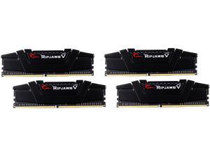 G.SKILL Ripjaws V Series 64GB (4 x 16GB) 288-Pin DDR4 SDRAM DDR4 3200 (PC4 25600) Desktop Memory Model F4-3200C15Q-64GVK G.SKILL Ripjaws V Series 64GB (4 x 16GB) 288-Pin DDR4 SDRAM DDR4 3200 (PC4 25600) Desktop Memory Model F4-3200C15Q-64GVK