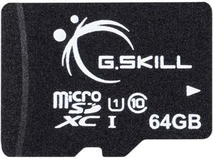G.Skill 64GB microSDXC UHS-I/U1 Class 10 Memory Card with OTG (FF-TSDXC64GC-U1)