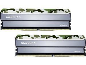 G.SKILL Sniper X Series 32GB (2 x 16GB) DDR4 3200 (PC4 25600) Desktop Memory Model F4-3200C16D-32GSXFB