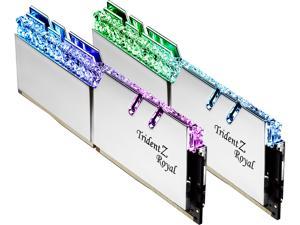 G.SKILL Trident Z Royal Series 16GB (2 x 8GB) 288-Pin RGB DDR4 SDRAM DDR4 3200 (PC4 25600) Desktop Memory Model F4-3200C16D-16GTRS