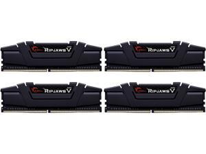 G.SKILL Ripjaws V Series 64GB (4 x 16GB) 288-Pin DDR4 SDRAM DDR4 3600 (PC4 28800) Desktop Memory Model F4-3600C16Q-64GVKC G.SKILL Ripjaws V Series 64GB (4 x 16GB) 288-Pin DDR4 SDRAM DDR4 3600 (PC4 28800) Desktop Memory Model F4-3600C16Q-64GVKC